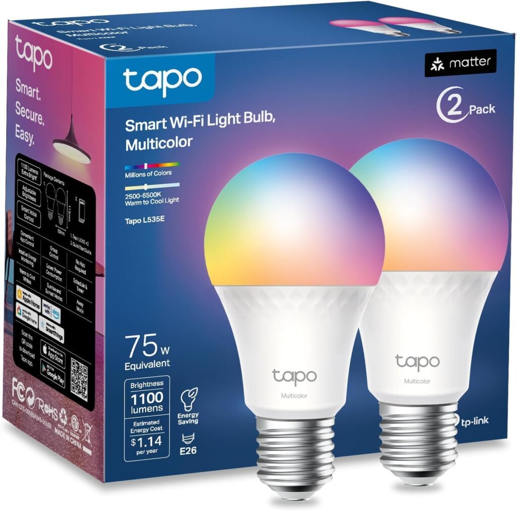 tp link tapo smart light bulbs